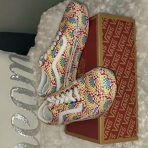 VANS x Pride Old Skool Womens Platform Shoes